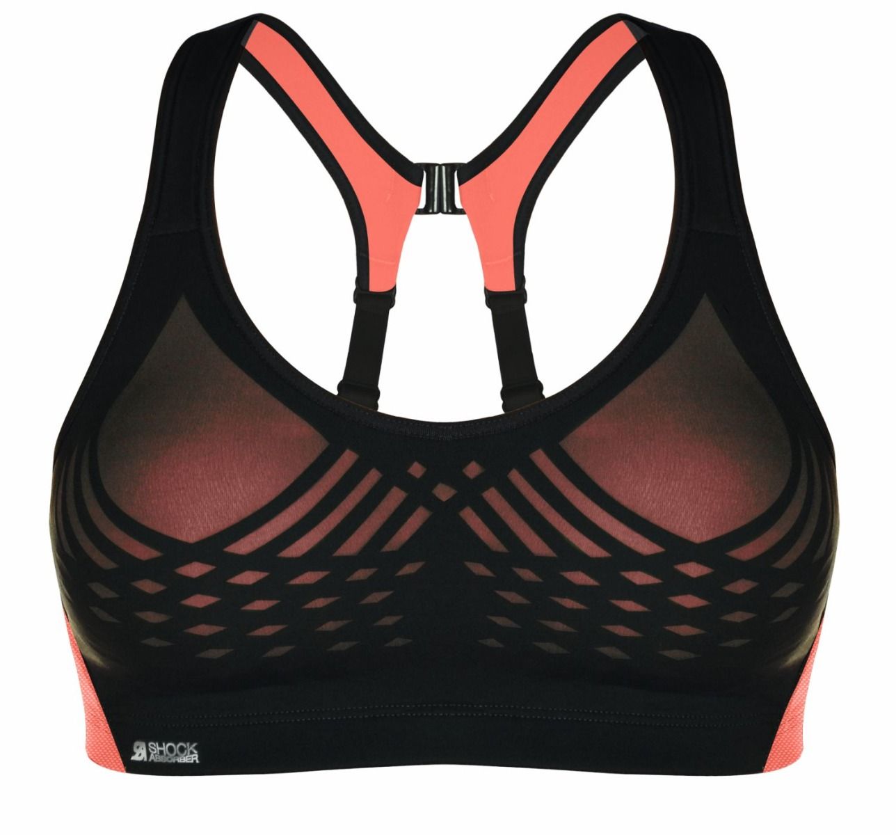 Shock Absorber Modell: 336008 - Sport-BH Fly Schwarz-Koralle