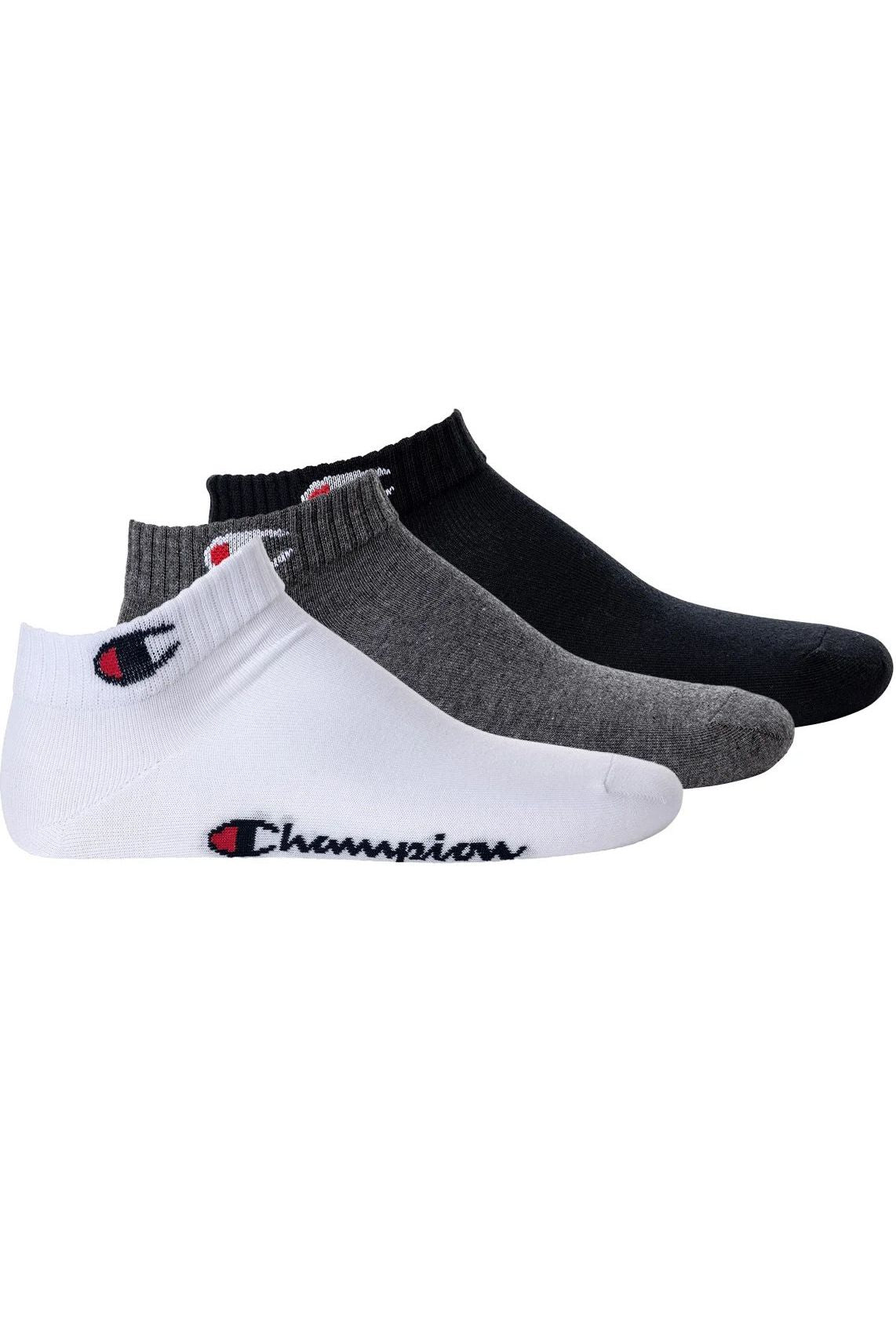 Champion Quarter Socken Model U24559 3-er Pack Navy/Weiß/Dunkelgrau