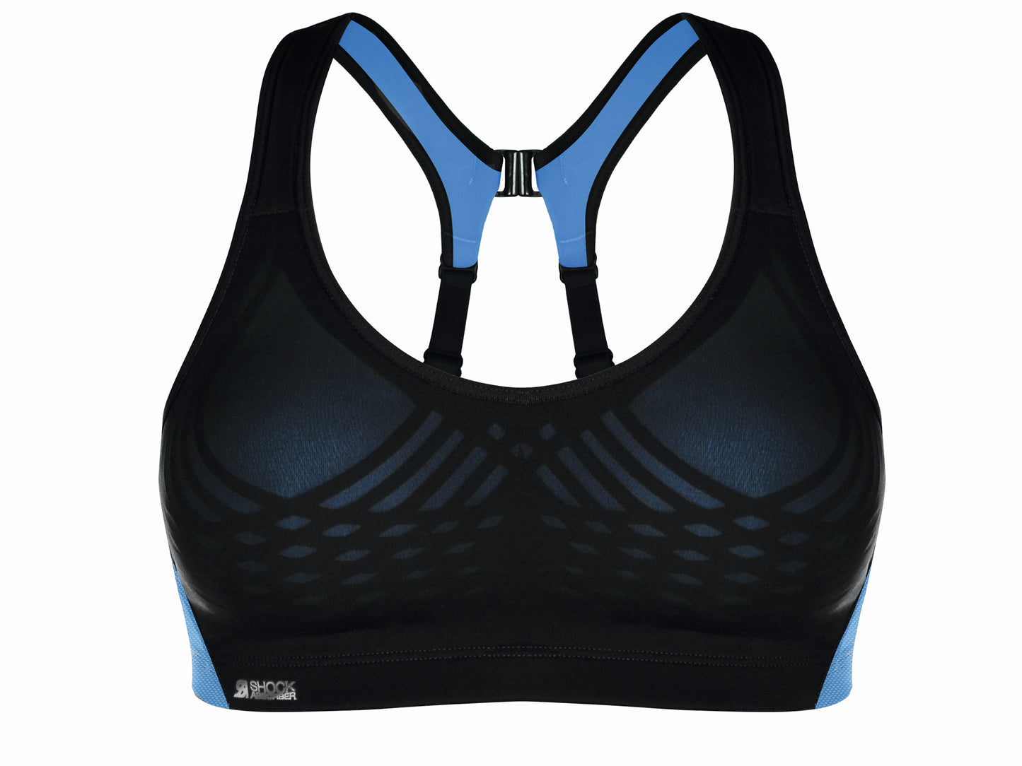 Shock Absorber Modell: 336008 - Sport-BH Fly Schwarz-Meeresblau