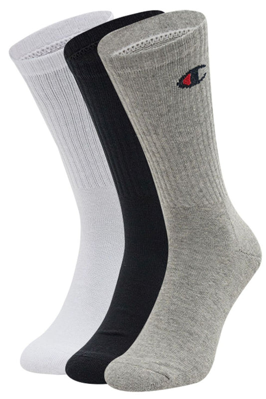 Champion Crew Socken Model U24558 3-er Pack Weiß/Schwarz/Grau