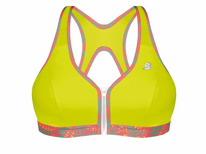 Shock Absorber Modell: 336002- Sport-BH Front Zip Limette